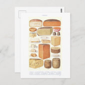  Cheese Illustration Briefkaart (Voorkant / Achterkant)