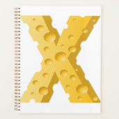Cheese Letter X Typography (Devant)