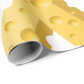 Cheese Letter X Typography Cadeaupapier (Rol Hoek)