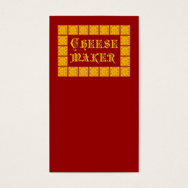 Cheese Maker Cuisine Vintage Art (Devant)