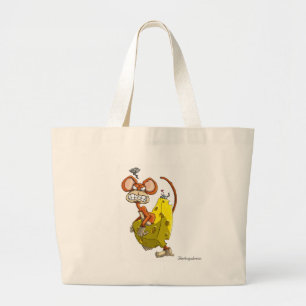 Cheese Monkey Bag Grote Tote Bag