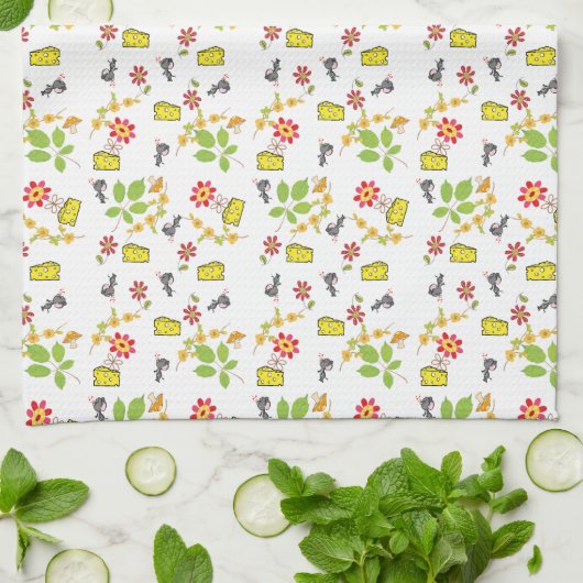 Cheese Mouse Kitchen Hand Towel Theedoek (Gevouwen)