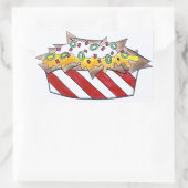 Cheese Nachos Nacho Snack Chips Junk Food Stickers (Tas)