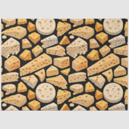 Cheese Pieces Natural Holes Pattern Decoupage Tissuepapier