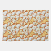 Cheese Pieces With Natural Holes Cute Pattern  Theedoek (Horizontaal)