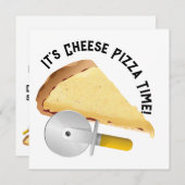 Cheese Pizza Day Kaart (Voorkant / Achterkant)