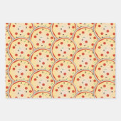 Cheese Pizza Pepperoni Meat Pie Pattern Inpakpapier Vel (Voorkant 3)