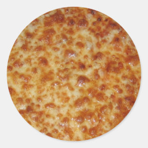 Cheese Pizza Ronde Sticker