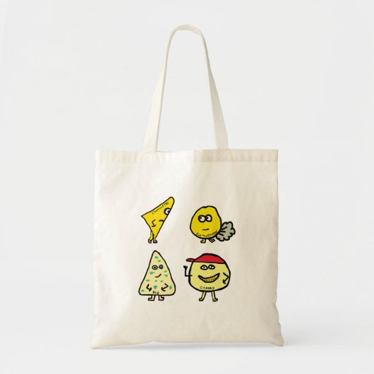 Cheese Puns Tote Bag (Voorkant)