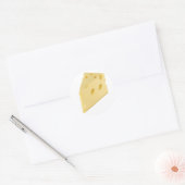 Cheese Slice Ronde Sticker (Envelop)
