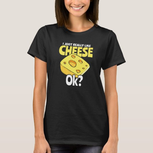 Cheese Swiss Grilled Cheesy Cheddar T-shirt (Voorkant)