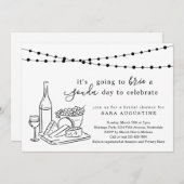 Cheese Thème Douche nuptiale Invitation (Devant / Derrière)