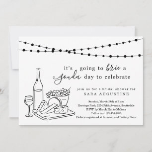 Cheese Thème Douche nuptiale Invitation