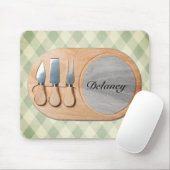 Cheeseboard Aangepaste Charcuterie Gepersonaliseer Muismat (Met muis)