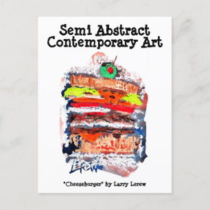 Cheeseburger #170229 briefkaart