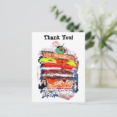 Cheeseburger #170229 carte postale (Debout devant)