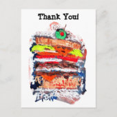 Cheeseburger #170229 carte postale (Devant)