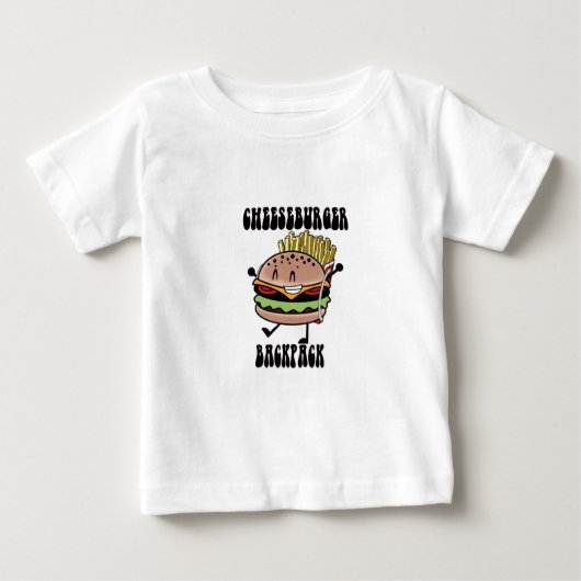 Cheeseburger Backpack T-shirt (Voorkant)