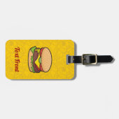 Cheeseburger Bagagelabel (Voorkant horizontaal)