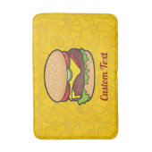 Cheeseburger Bathroom Mat (Voorkant Verticaal)