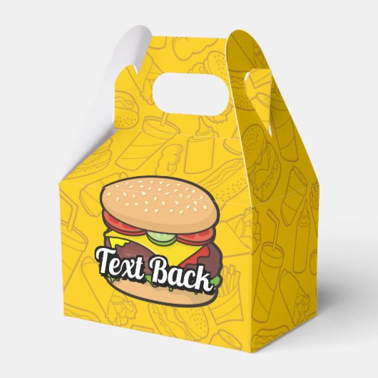 Cheeseburger Bedankdoosjes (Achterkant)