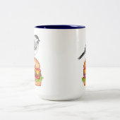 Cheeseburger Bird Chickadee Mug (Centre)
