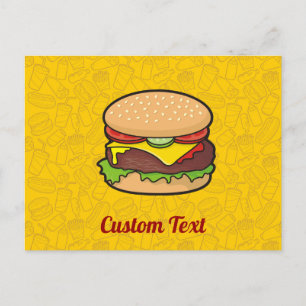 Cheeseburger Briefkaart