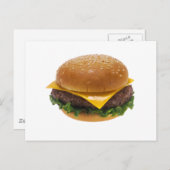 Cheeseburger Briefkaart (Voorkant / Achterkant)
