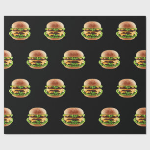 Cheeseburger Burger Fastfood Hamburger Cadeaupapier