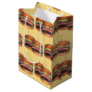 Cheeseburger Burger Hamburger Sliders Bar Food Medium Cadeauzakje