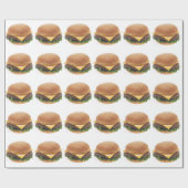 Cheeseburger Cadeaupapier (Vlak)
