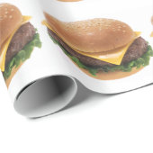 Cheeseburger Cadeaupapier (Rol Hoek)
