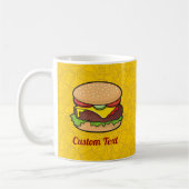 Cheeseburger Coffee Mok (Links)