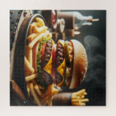 Cheeseburger Combo Puzzel Legpuzzel (Horizontaal)