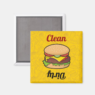 Cheeseburger Dishwasher Magnet Magneet