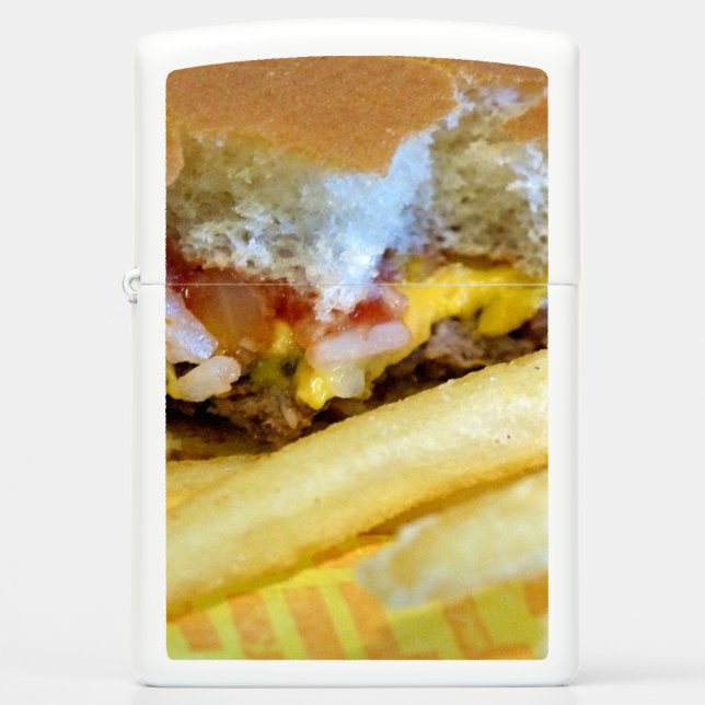 Cheeseburger en Fries (Voorkant)