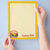 Cheeseburger Flyer (Hand)