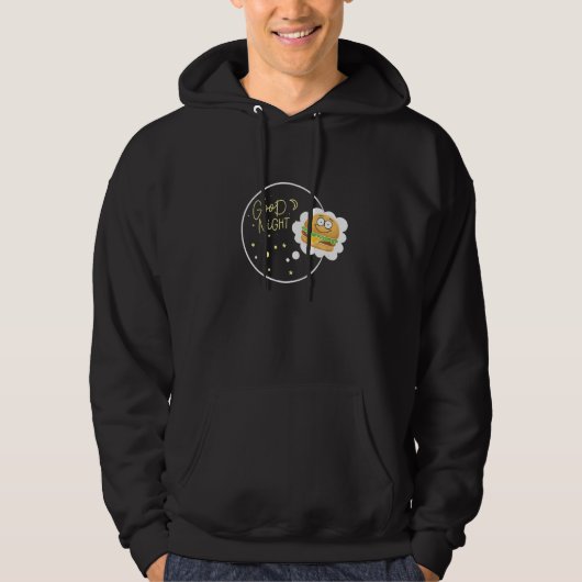 Cheeseburger French Fry & Hamburger Food Sign Hoodie (Voorkant)