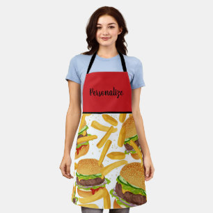 Cheeseburger & Friet Schort