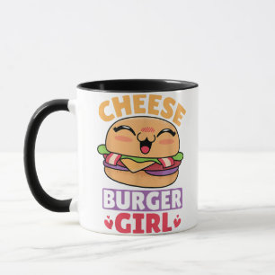 Cheeseburger Girl, Hamburger Women en Cheeseburge Mok