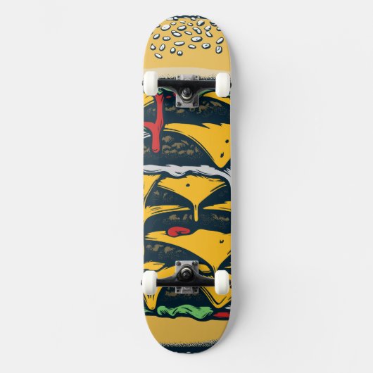 Cheeseburger Grande Skateboard (Voorkant)