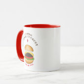Cheeseburger hamburger burger picknick barbecue BB Mok (Voorkant links)
