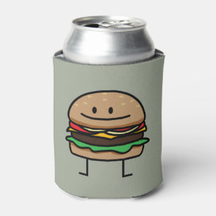 Cheeseburger Hamburger gemalen vlees Rundvleeskuik Blikjeskoeler
