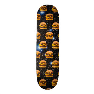 Cheeseburger in de ruimte skateboard