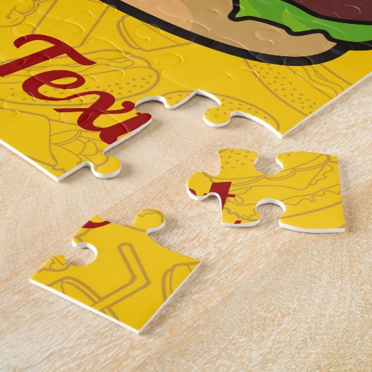 Cheeseburger Jigsaw Puzzle (Côté)