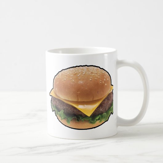 Cheeseburger Koffiemok (Rechts)
