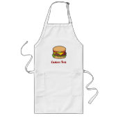 Cheeseburger Lange Schort (Voorkant)