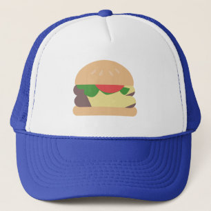 Cheeseburger Minimalist Fun Foodie Trucker Pet