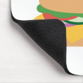Cheeseburger Muismat (Hoek)