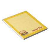 Cheeseburger Notitieblok (Schuin)